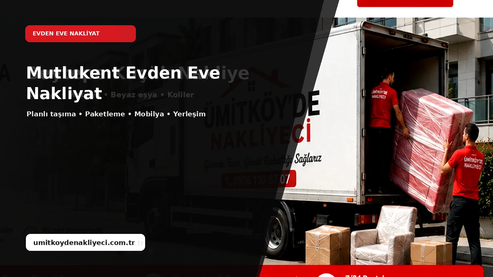 Mutlukent Evden Eve Nakliyat - Ümitköy Nakliyeci